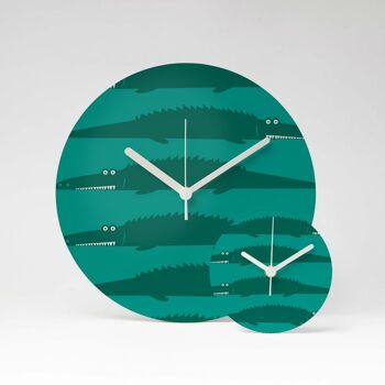 Horloge murale ALLIGATOR MDF ⌀13cm 4