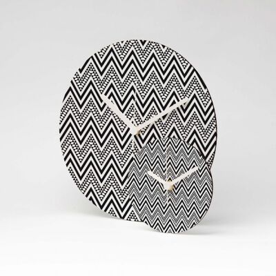 ALMAKSIK MDF Wanduhr / Wall Clock ⌀13cm