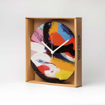 Horloge murale en MDF BERLIN ⌀13cm (ILP26368) 5