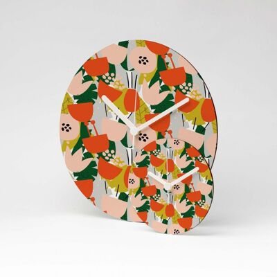 Horloge murale BLOSSOM MDF ⌀13cm