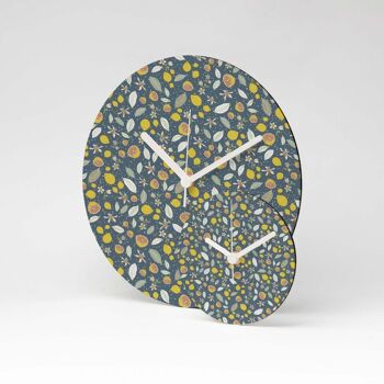 Horloge murale MDF BLUE LEMONADE ⌀13cm 1