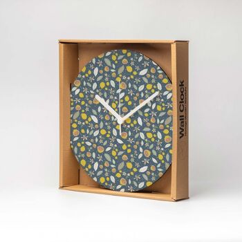 Horloge murale MDF BLUE LEMONADE ⌀13cm 5