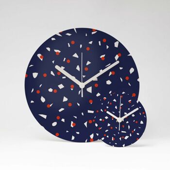 Horloge murale MDF BLUE PARADE ⌀13cm 4