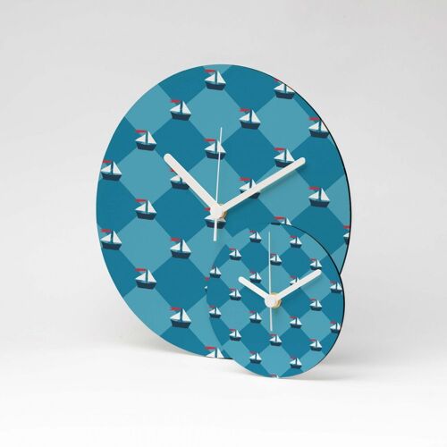 BOOTE MDF Wanduhr / Wall Clock ⌀13cm