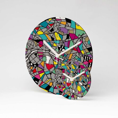 CARTE MDF Wanduhr / Wall Clock ⌀13cm