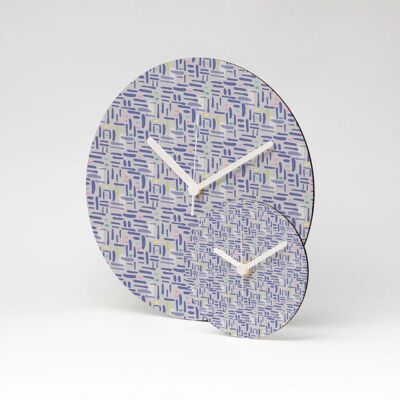 CRISS CROSS MDF wall clock ⌀13cm