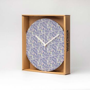 CRISS CROSS Horloge murale en MDF ⌀13cm 5