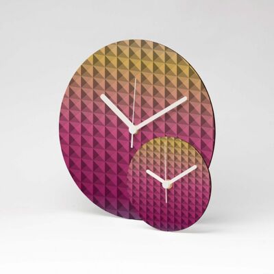 Reloj de pared DISCOBALL MDF ⌀13cm