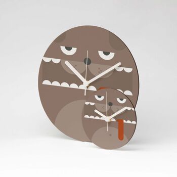 Horloge murale DOG MDF ⌀13cm 1