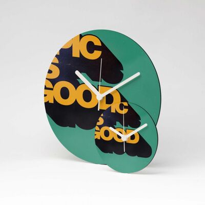 EPIC IS GOOD Reloj de pared de MDF ⌀13cm