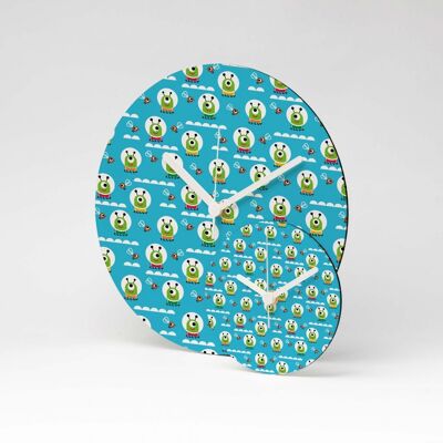 HAPPY ALIENS Horloge murale en MDF ⌀13cm