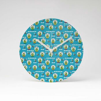 HAPPY ALIENS Horloge murale en MDF ⌀13cm 3