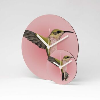 Horloge murale KOLIBRI MDF ⌀13cm 1