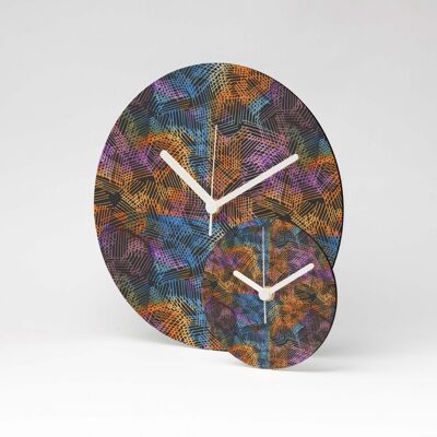 Reloj de pared MIDNIGHT SCRATCH MDF ⌀13cm