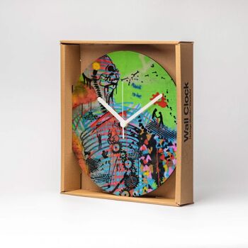 NEUKÖLLN Horloge murale en MDF ⌀13cm 5