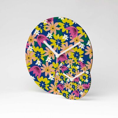 Reloj pared PODER DE LA FLOR MDF ⌀13cm