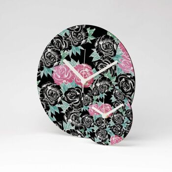 ROSES horloge murale MDF ⌀13cm 1