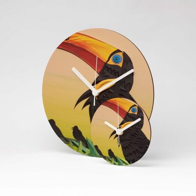 SCHNABELVOGEL Orologio da parete in MDF ⌀13cm