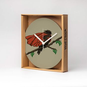 Horloge murale SUPER BIRD MDF ⌀13cm 5