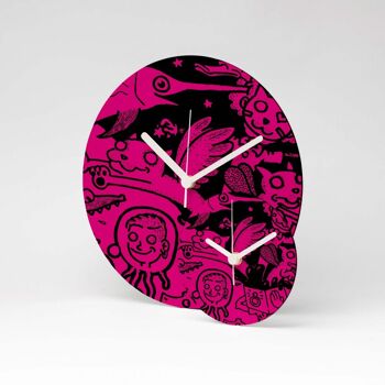 Horloge murale en MDF SWORDFISH ⌀13cm 1