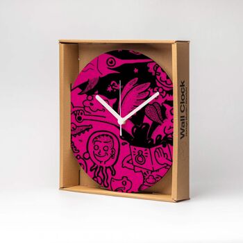Horloge murale en MDF SWORDFISH ⌀13cm 5