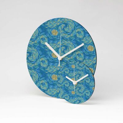 The Impressionism 1 MDF Wanduhr / Wall Clock ⌀13cm