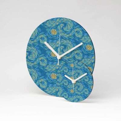 L'impressionnisme 1 horloge murale en MDF ⌀13cm