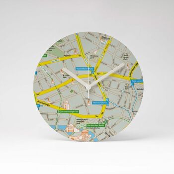 LOST IN BERLIN - Horloge murale CLASSIQUE en MDF ⌀26cm 3