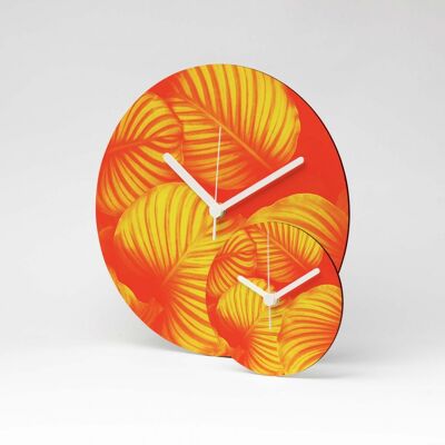 PALMS ORANGE Reloj de pared MDF ⌀26cm