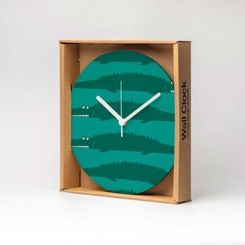 Horloge murale ALLIGATOR MDF ⌀26cm 5