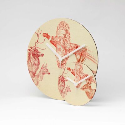 ANIMALS MDF wall clock ⌀26cm