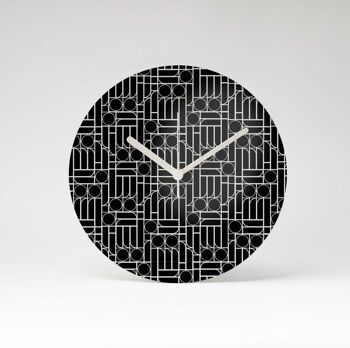 Horloge murale en MDF BAUHAUS NOIR ⌀26cm 3