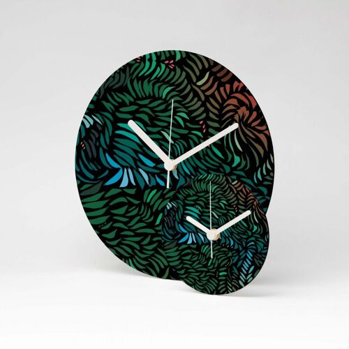 BIG BRUSH MDF Wanduhr / Wall Clock ⌀26cm