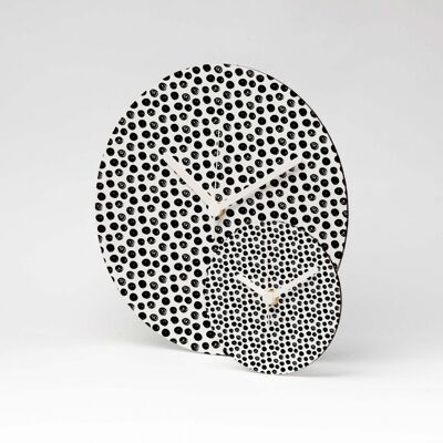 Orologio da parete in MDF BLACK DOTS ⌀26cm