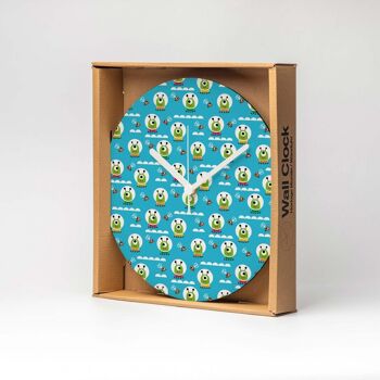 HAPPY ALIENS Horloge murale en MDF ⌀26cm 5