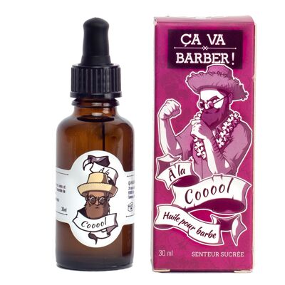 Organic beard oil "à la cool" - 30 ml