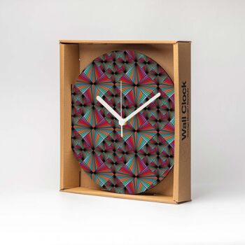 LAMPION Horloge murale en MDF ⌀26cm 5