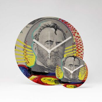 Horloge murale MAN OF PAPER MDF ⌀26cm 4