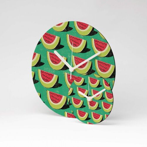 MELON BREEZE MDF Wanduhr / Wall Clock ⌀26cm