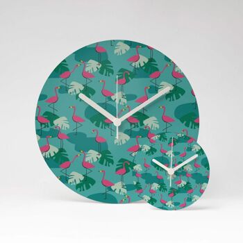 Horloge murale TROPICAL HEAT MDF ⌀26cm 4