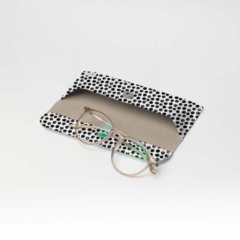 Étui à lunettes BLACK DOTS Tyvek® 3