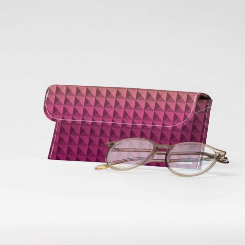 Taschen-Brillenetui LINDSAY mit Magnetverschluss in Pink