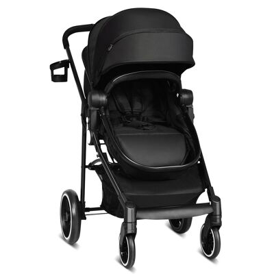 Fest 2-in-1 Kinderwagen Hoge Peuter Kinderwagen met Omkeerbare Zitting Voetrem Bekerhouder en Opbergmand 94 x 56 x 101 cm