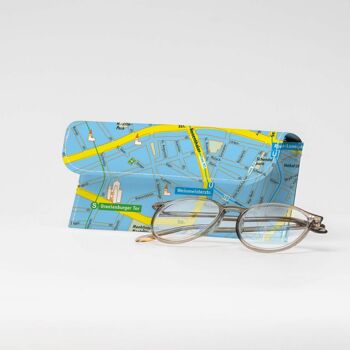 LOST IN BERLIN - Étui à lunettes FRESH BLUE Tyvek® 1