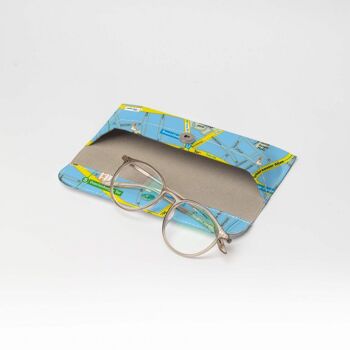 LOST IN BERLIN - Étui à lunettes FRESH BLUE Tyvek® 3