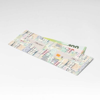Portefeuille en carton AERIAL Tyvek® Lite / porte-monnaie sans poche à monnaie