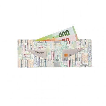Portefeuille en carton AERIAL Tyvek® Lite / porte-monnaie sans poche à monnaie 2