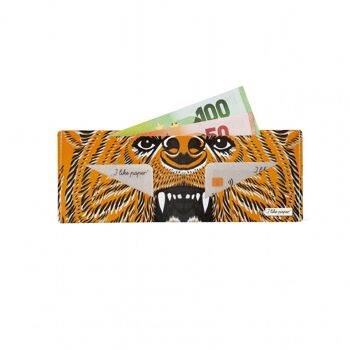 Portefeuille en carton ANGRY BEAR Tyvek® Lite / porte-monnaie sans poche à monnaie 2
