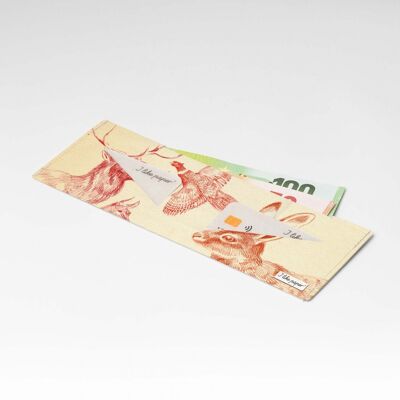 ANIMALES Cartera de cartón Tyvek® Lite / cartera sin bolsillo para monedas