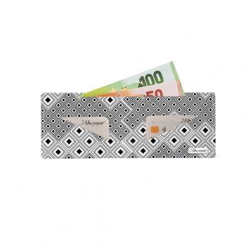 Portefeuille en carton ARTIZANAT Tyvek® Lite / porte-monnaie sans poche à monnaie 2